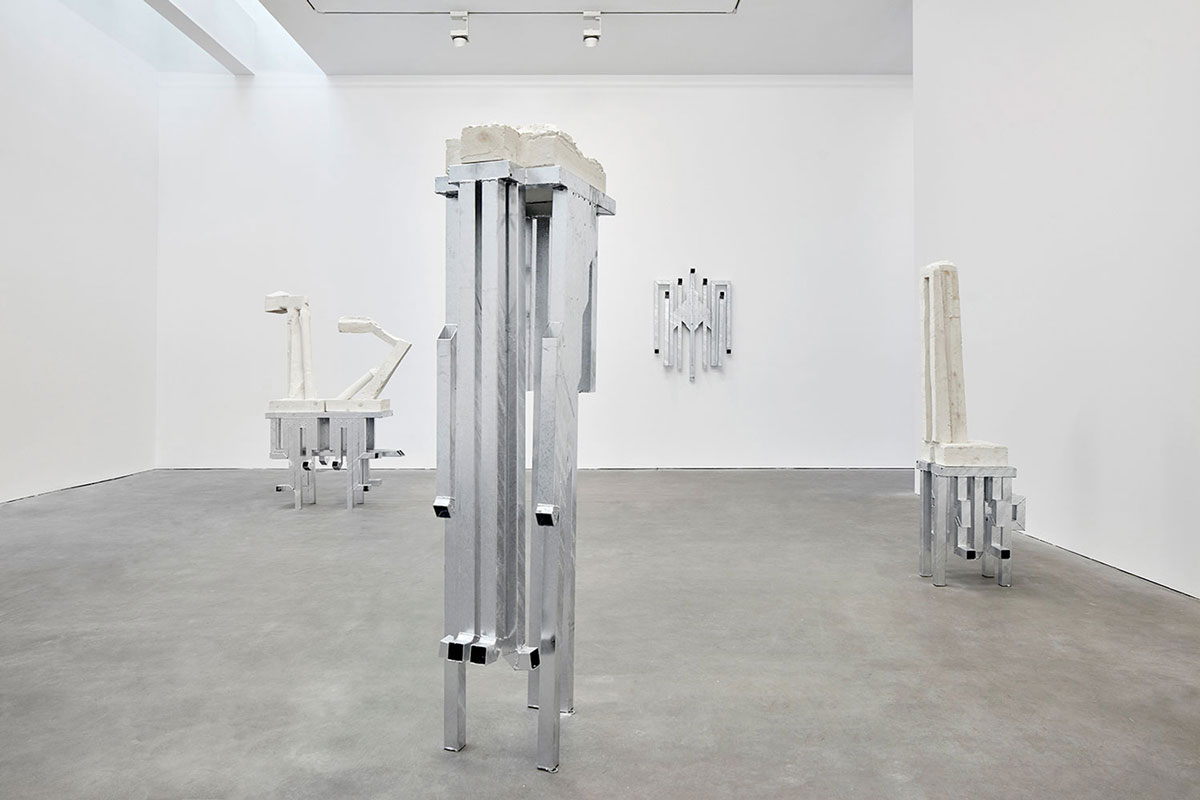 Real Freedom Is To Be Replaced, second floor installation view to build a fire, luca monterastelli solo show @ lia rumma gallery, milan