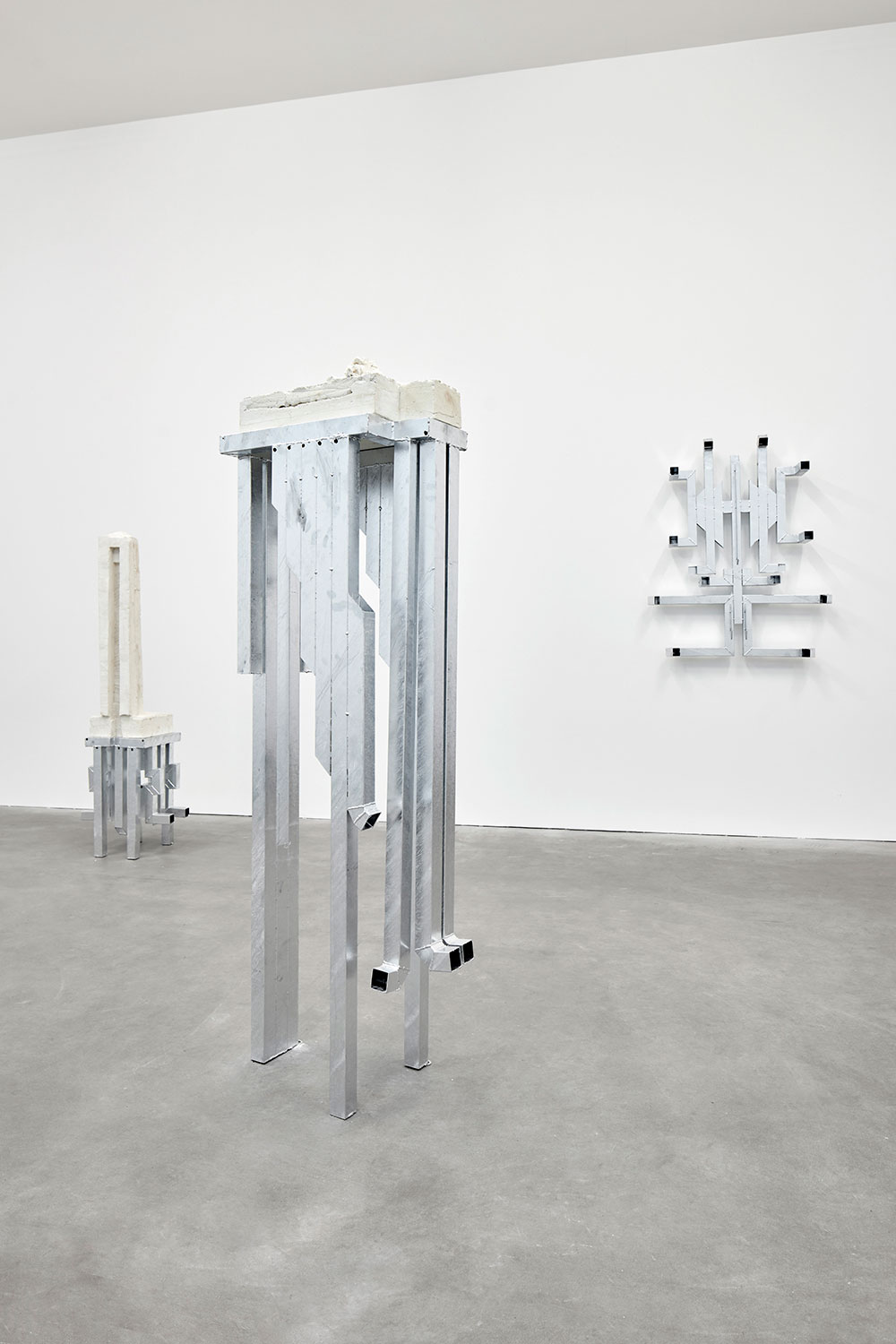 Real Freedom Is To Be Replaced, second floor installation view to build a fire, luca monterastelli solo show @ lia rumma gallery, milan